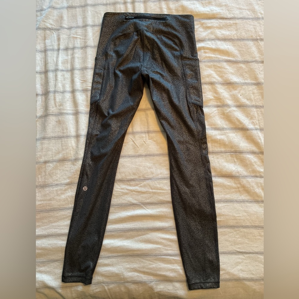 Lululemon women’s moto style leggings. -size 4